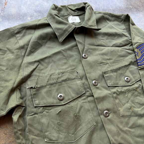 Vintage 60's OG-507 US Military Vietnam Shirt - Picture 3 of 7